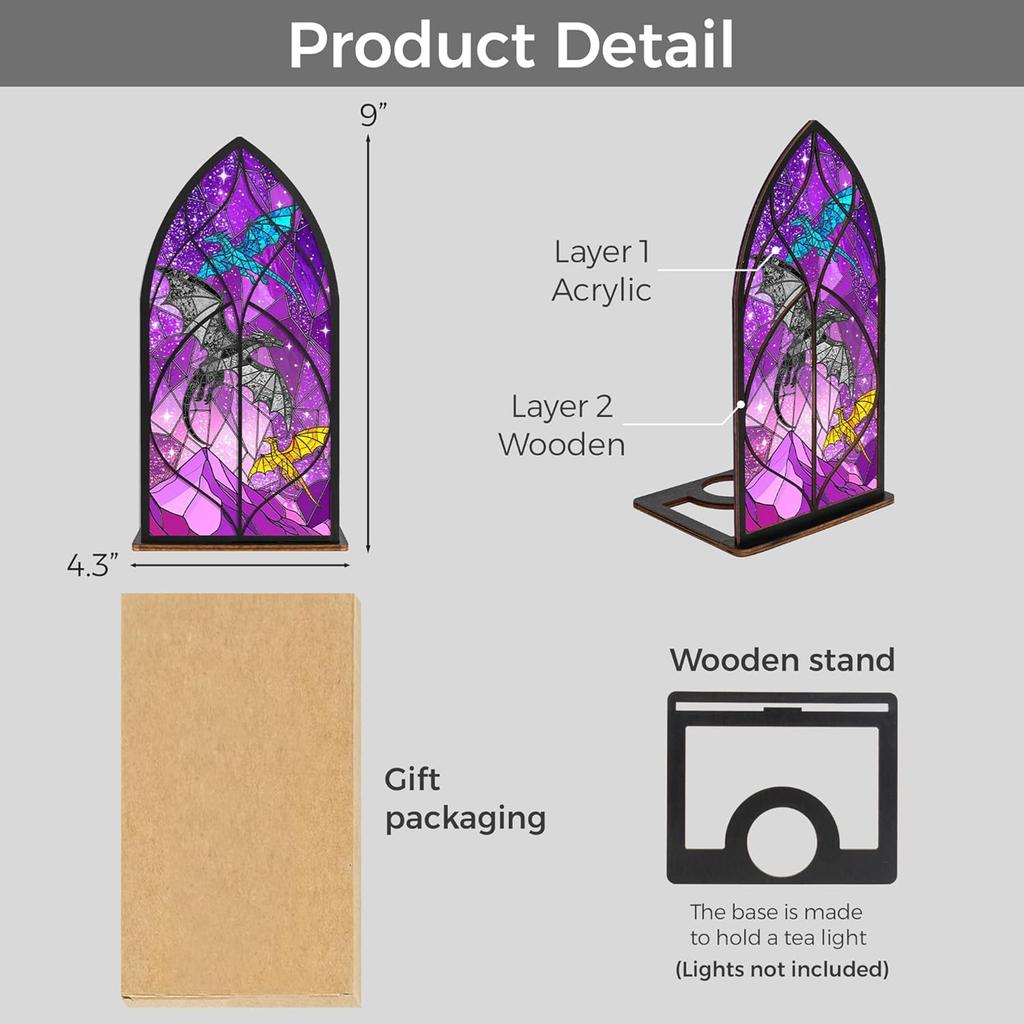 Dragon Bookend Wooden Shelf Decor Fantasy Style Book Holder for Readers Natural Wood Study Room Decoration Gifta