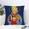 Pillow Cover Homer SSimpsons Saint Vs Devil Parody Morden Pillow Case For Chair Sofa Home Decor Pillowcases