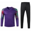 Men's Jersey Set Long Sleeve Goalie Shirt Protective Training Uniform Goalkeeper Trousers