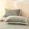 Thickened Milk Velvet Pillowcase Paired with Flannel Pillowcase and Coral Velvet Pillowcase