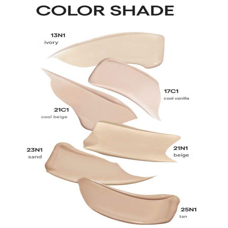 LANEIGE Neo Cushion Matte Foundation – Long-Lasting Matte Cushion SPF Protection (Main 15 G + Refill 15 G, 5 Shades)