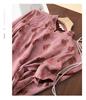 New Chinese Style Printed Short Sleeved Dress for 2026 Spring Fashion, Versatile and Slimming, Mid Length Skirt