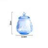 Relief Pattern Glass Storage Jar Tea Coffee Tins Bottle Home Kitchen Retro Snack Candy Jar Storage Container Kitchen Accessories