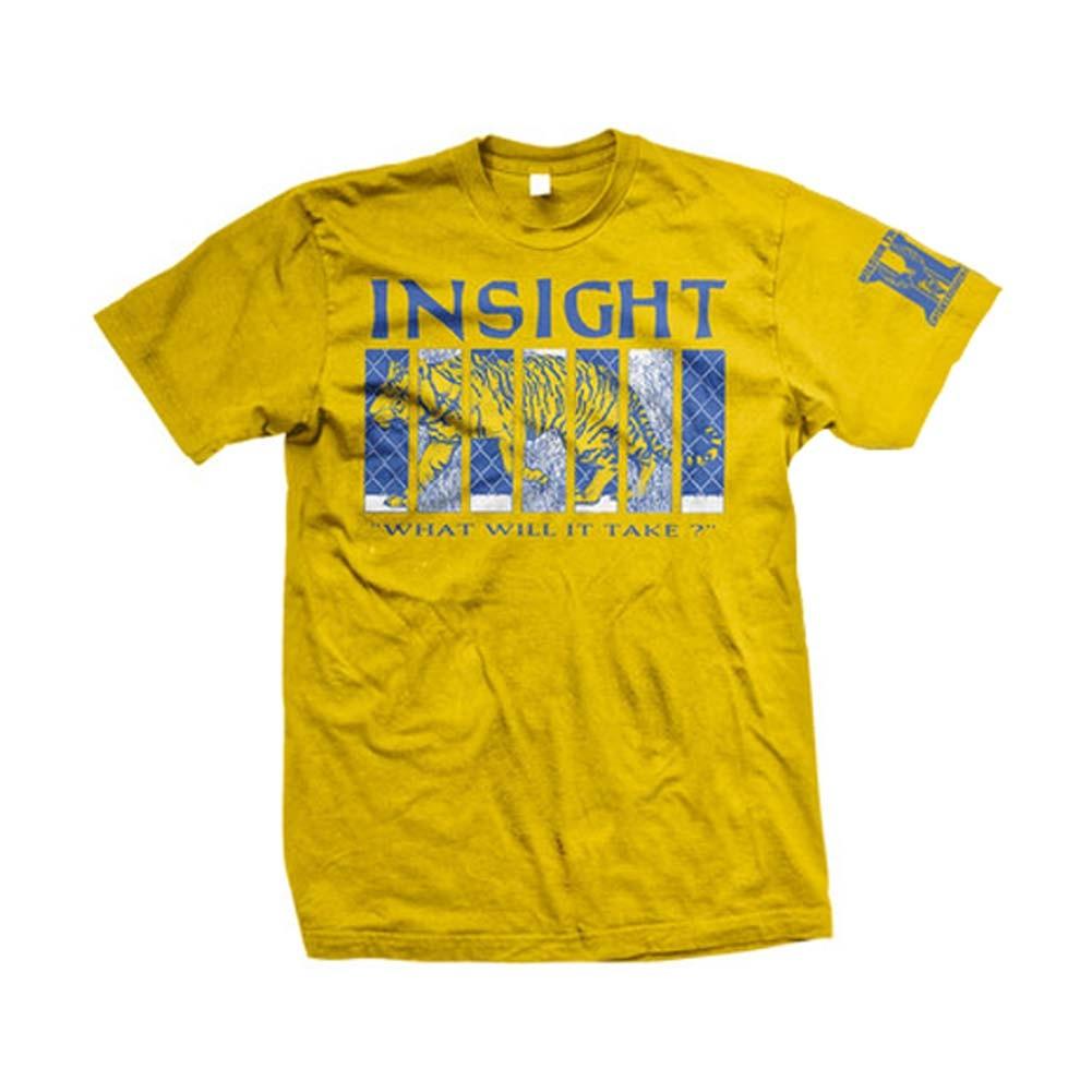 Men s Insight End The Cruelty (Yellow) T-Shirt Mens Womens Tees Top Yellow 3XL