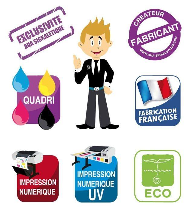 Cone - ruban - fardier - panneau de chantier Aua signaletique - 202105-AI-a-210x300