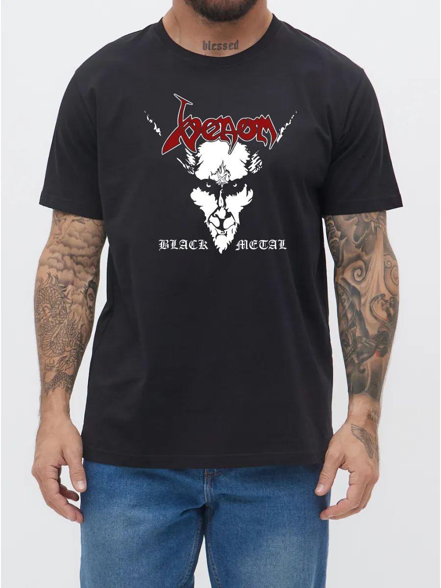Черная ядовитая металлическая футболка 2XL