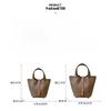Vegetable Basket Handbag All Handmade Leather Togo First Layer Cowhide Premium Versatile Bucket Bag Women's Bag Factory Wholesale