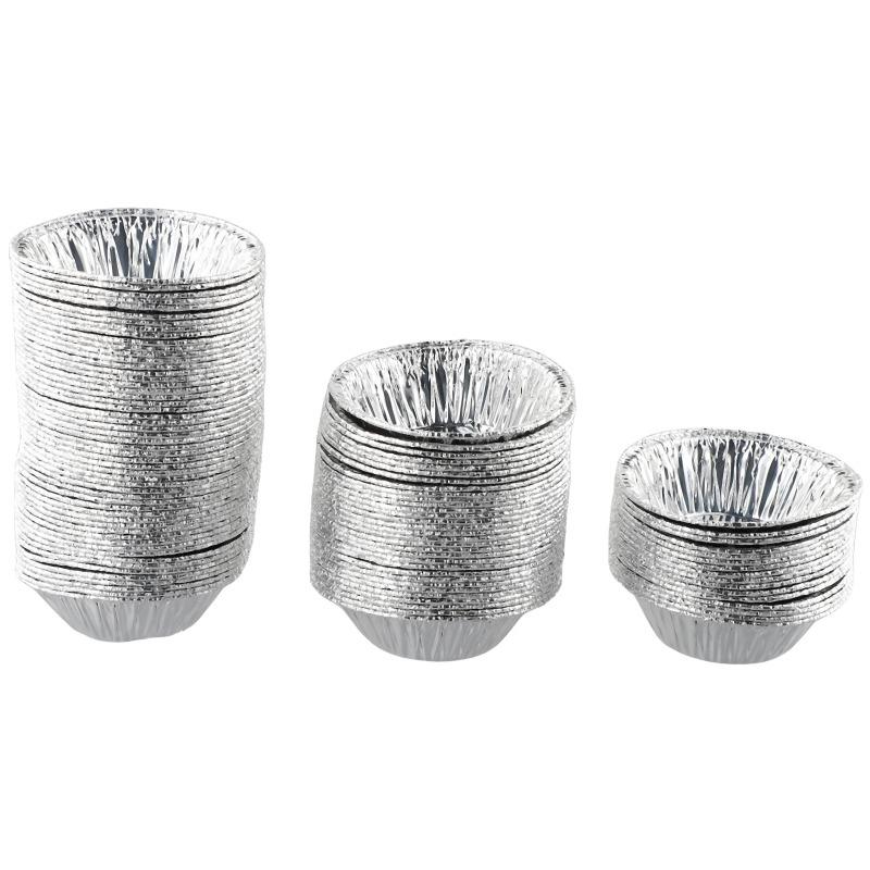 100Pcs Egg Tart Disposable Molds Aluminum Foil Cupcake Mold Cake Cookie Mold Kitchen Area Area Space Baking Tool Cake Molds Domestic To Use Portable