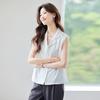 Taluoman Women's Sleeveless Chiffon Vest Top