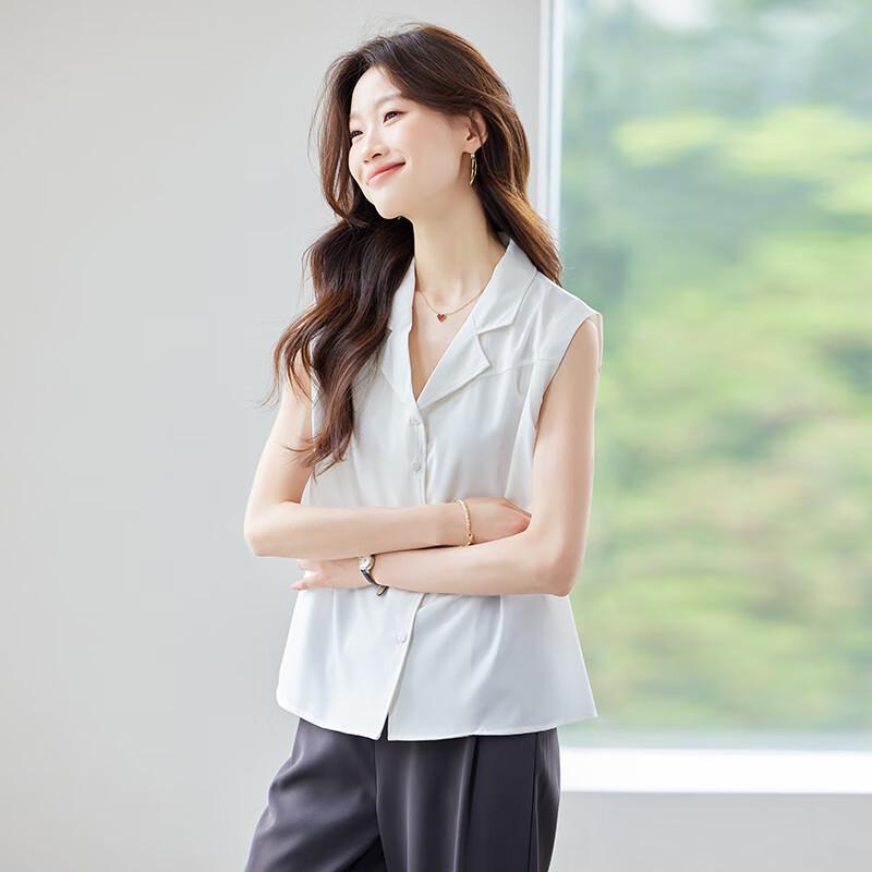 Taluoman Women's Sleeveless Chiffon Vest Top