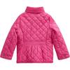 Polo Ralph Lauren Cotton Jacket FW23 Solid Color Quilted Detachable Hood Kids Jacket Pink CWPOOTWR2820055-650