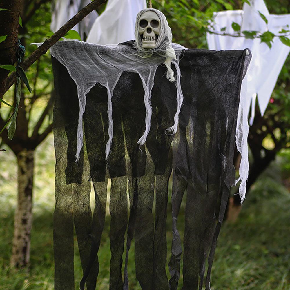90CM Halloween Hanging Ghost Skull Pendant Skeleton Decoration