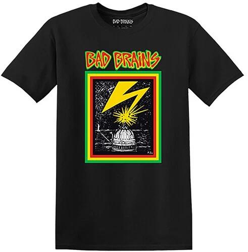 Bad Brains - Bad Brains - Capitol Strike (on black) - T-Shirt - Medium (Black) [ L