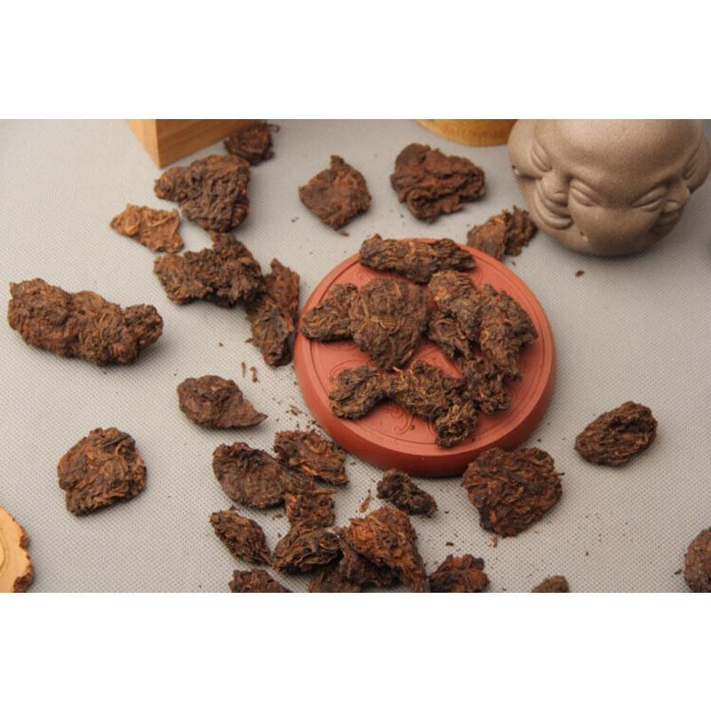 Supreme Aged Golden Buds Lao Cha Tou Pu'er Pu-erh Lös te Puer Ripe Shu 250g