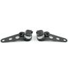 2 Pcs Motorcycle Headlight Bases Black Front Light Mounting Adjustable Bracket Clamp for 35?43mm