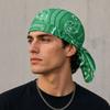 Cashew Print Cycling Headscarf Breathable Men's Pirate Hat Paisley Printed Headscarf  For Men Women