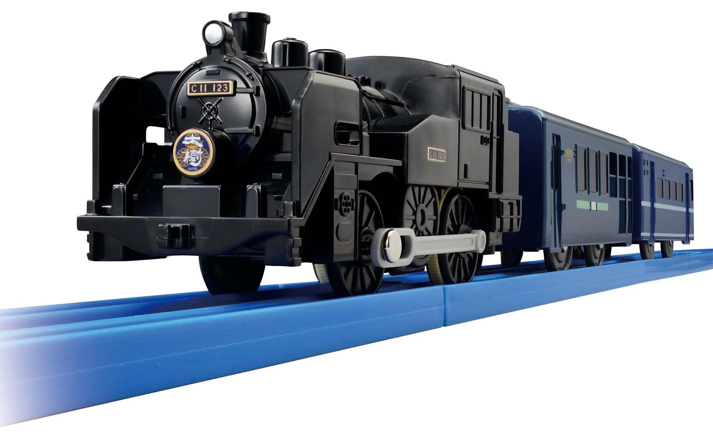 Takara Tomy Plarail Tobu Railway SL Taiju C11 Type 123 (Passenger Car Blue)