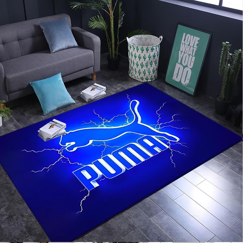 PU-MA Rug Area rug for Livingroom, Bedroom, Palyroom, Chair Rug, Office Rug, Floor mat, Large Size Fan Christmas Birthday gift