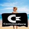 Computer Model Commodore 64 Microfiber Printed Beach Towel Mountain Climbing Yoga Beach Swimming Running Absorbent Soft Towel