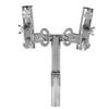 AntiRotary Stainless Steel Double Fishing Rod Holder Stepless FineTuning Fishing Fixed Tool