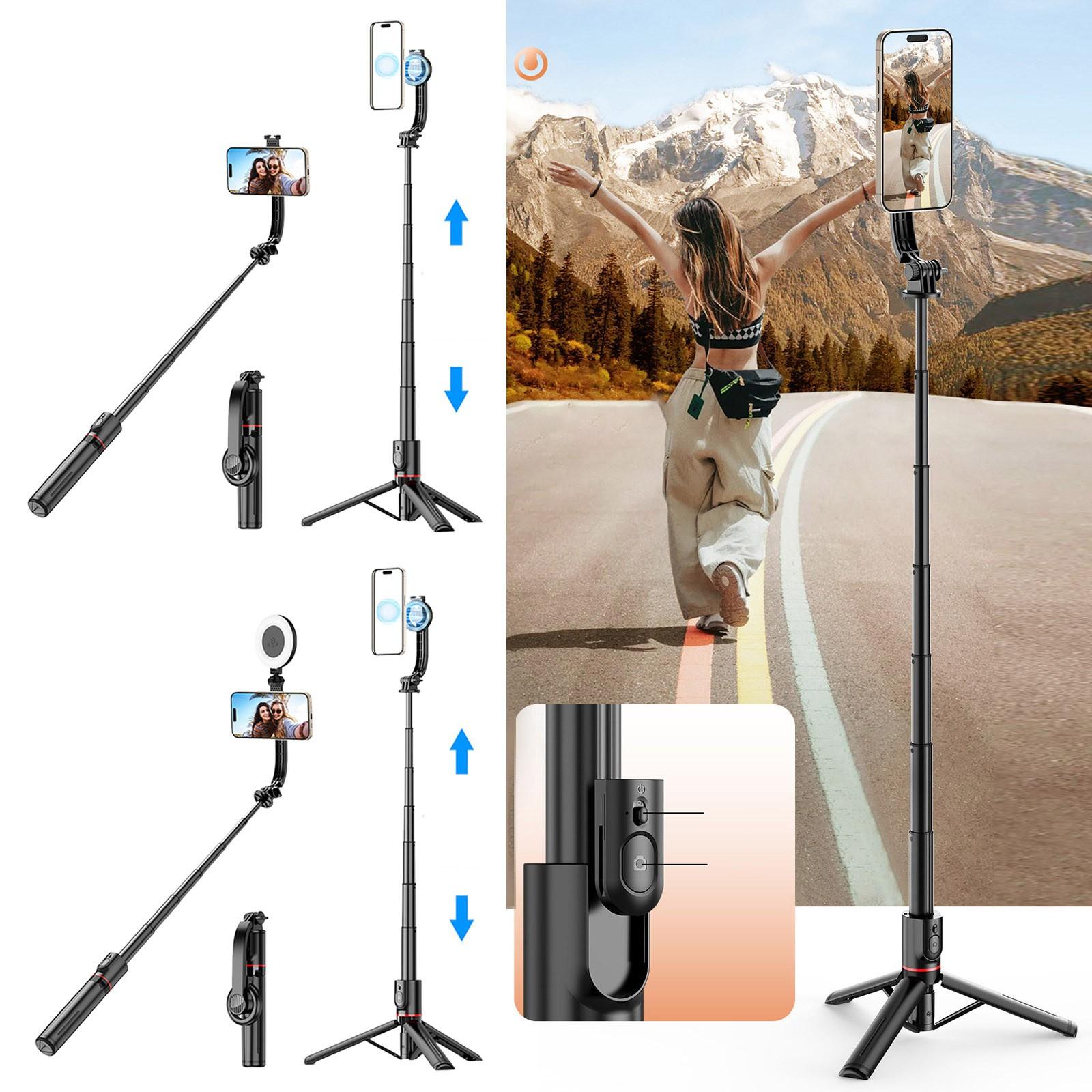 

Adolapro Snap360 Selfie Tripod Adolapro Tripod Selfie Stick For Extendable Cell Phone Tripod Stand 360° Vertical & Horizontal Rotatable One Size