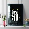 Santos FC Pattern  3pcs 100% Round Full Drill 5D DIY Diamond Painting Embroidery Cross Stitch Rhinestone Décor
