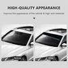 SEAMETAL Car Front Windshield Transparent Stickers Front Rear Gear Decorative Sunshade Decals Stickers Car Decorative Stickers