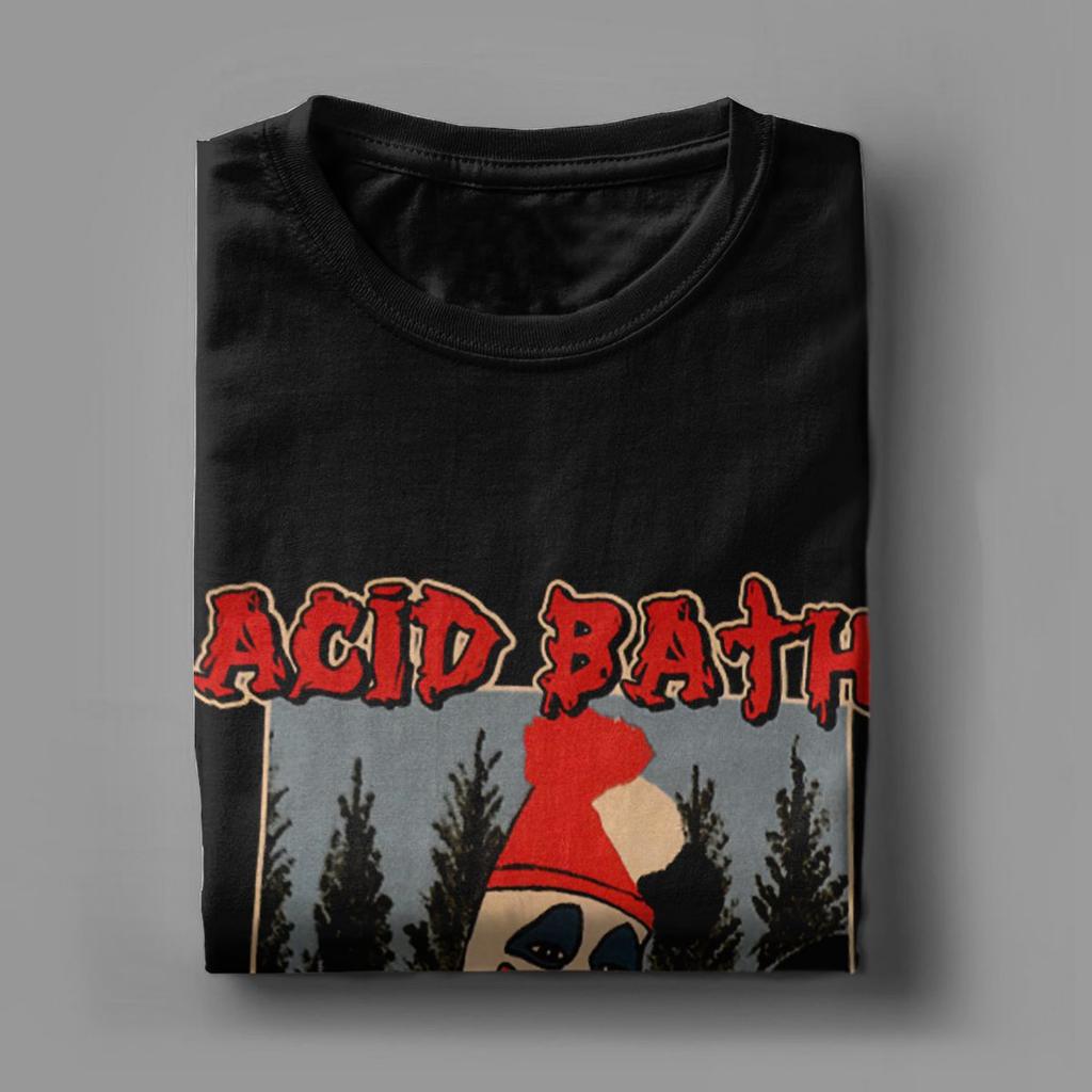 Pánská trička s kyselou lázní Bavlněné oblečení Novinka Krátký rukáv O-výstřih Tričko Letní tričko