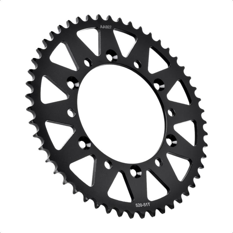 525 46T 48T 49T 50T 51T Rear Sprocket Gear Wheel for Yamaha FZ6R XJ6 YZ125 TT-R230 WR250 YZ250 YZ400 WR400F YZ426 WR450 YZ450