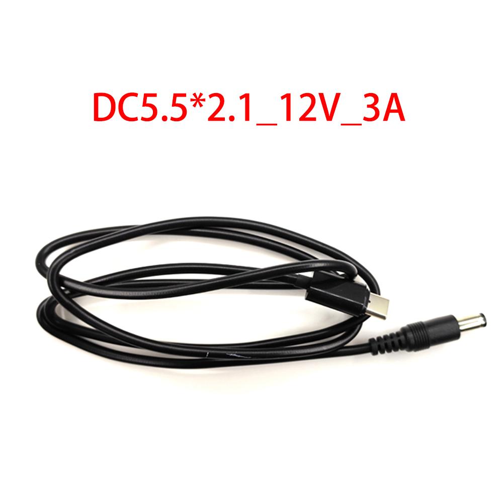 

PD/QC2.0/3.0 линия-обманка TYPE-C на DC5.5-2.1/2.5 кабель-переходник 3A 5A кабель для ноутбука 9V 12V 15V 20V DC 5.5X2.1 12V 3A