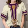 3D Print Traditional Ethnic Clothes Breathable Oversize Top Asean Attire For Women