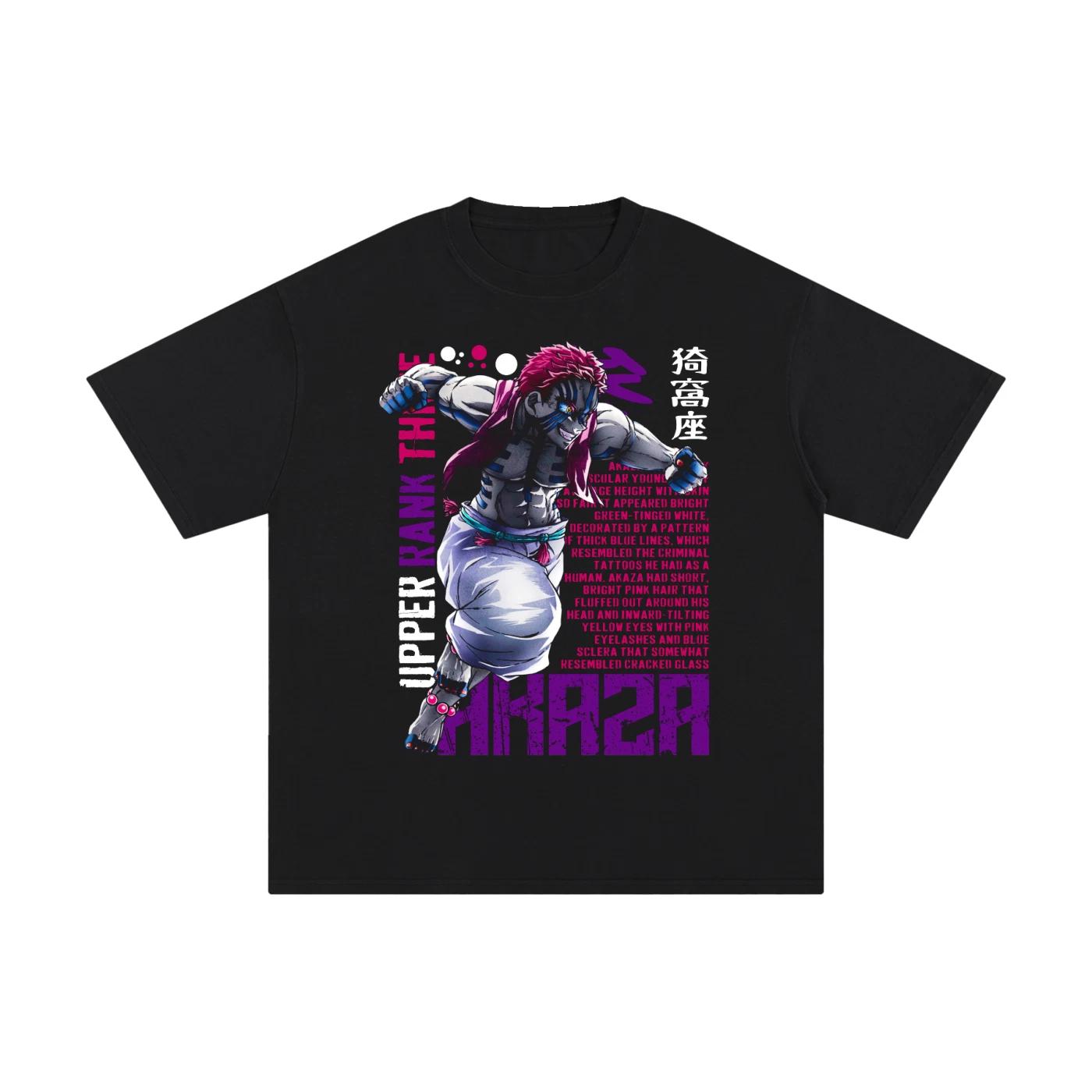 Demon Slayer Manga T-Shirt Manga Anime Black Tee Anime Graphic Tee All Size 100