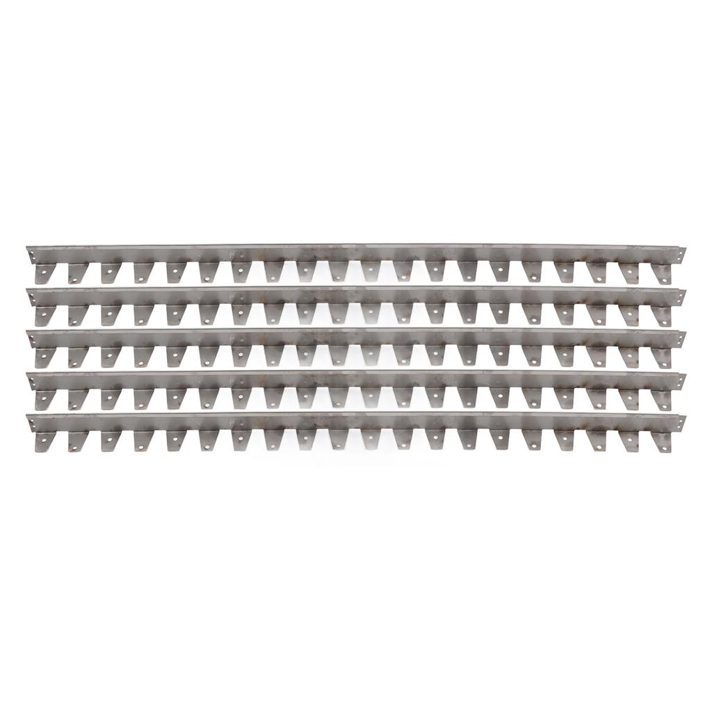 10Pcs Garden Edging Border 201 Stainless Steel Landscape Edging Kit for Flower Grass Yard