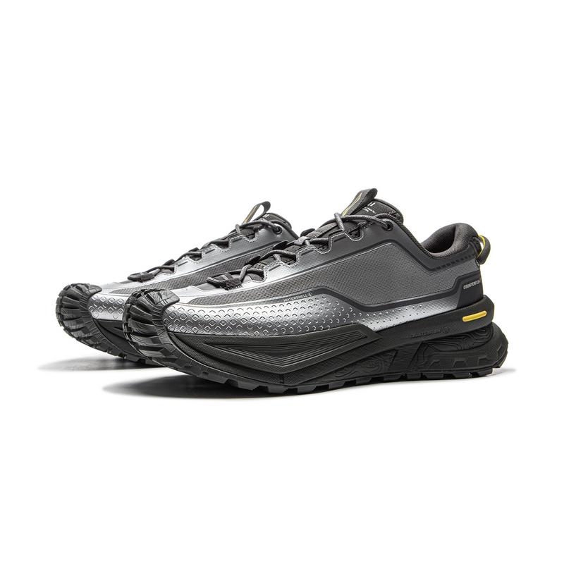 Li Ning Outdoor CF Tracing Low top Outdoor Hiking Shoes Unisex Silver AHTU023-9