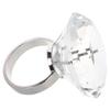 Dazzling Cubic Zirconia Fashion Rings Multipurpose Accessory Sparkling Dress Rings Suitable for Costumes Evening Gowns