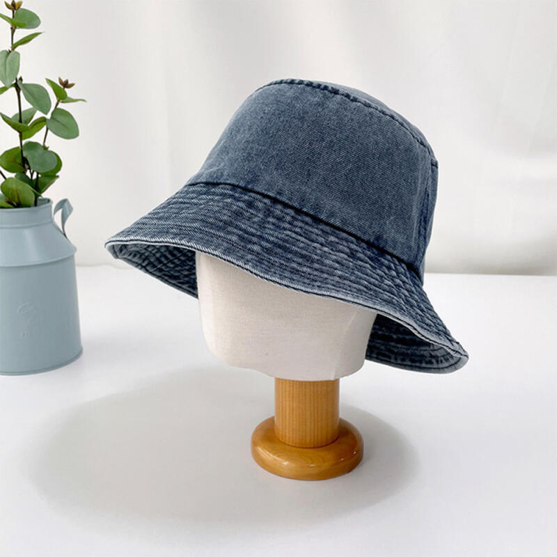 

Однотонная джинсовая панама для женщин и мужчин C5555_Black