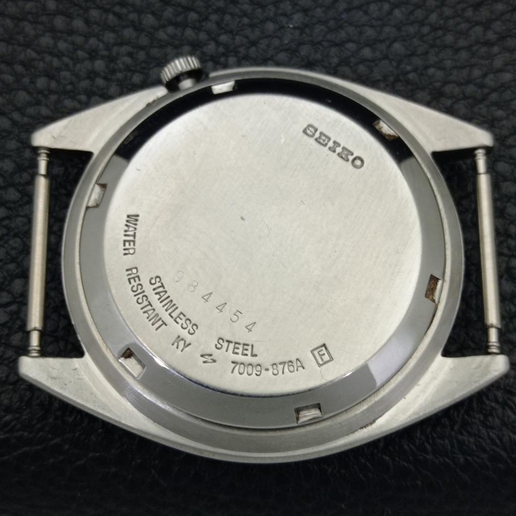 VINTAGE SEIKO AUTOMATIC 7009A JAPAN MENS FERRARI DIAL WATCH a700506-5