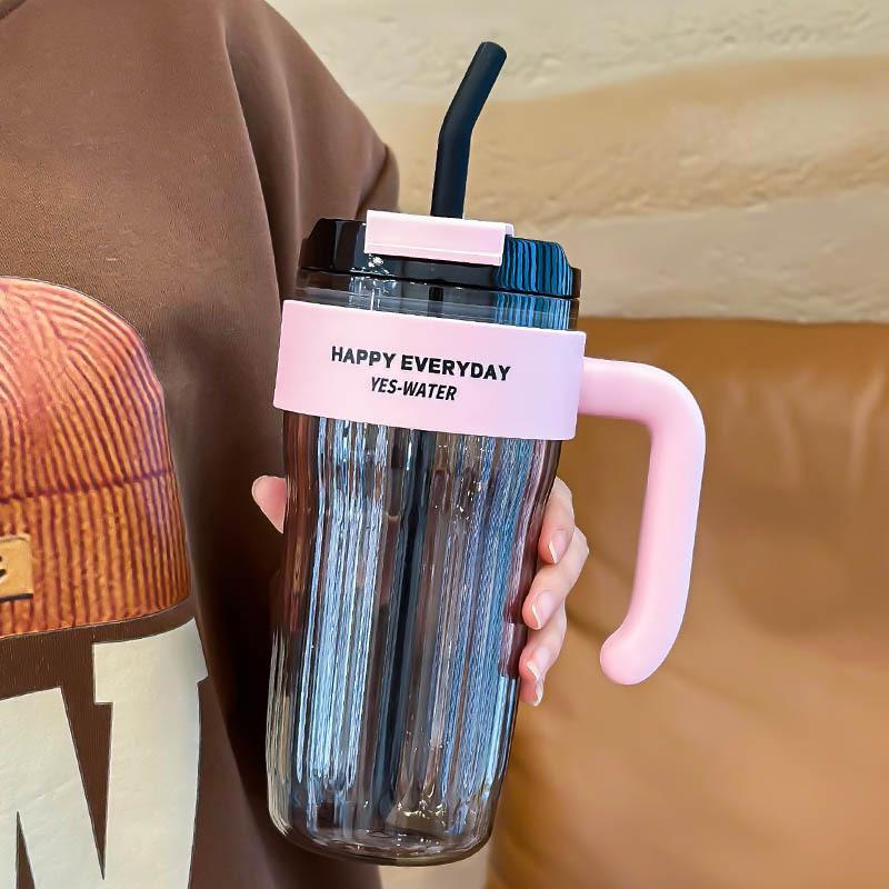 

Large Water Capacity Bottle Fashion Simple Leisure High Appearance Style Level чёрный