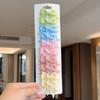 10Pcs/Set Colorful Grosgrain Ribbon Bow Hair Clip Girls Lovely Cheer Bowknot Hairpin Barrettes Headwear Baby Hair Accessories
