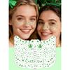 6pcs/set Patrick's Day Temporary Tattoos, Freckle Face Stickers, Festival Makeup Stickers, Cute Clover Designs, Waterproof Makeup Tattoo Stickers
