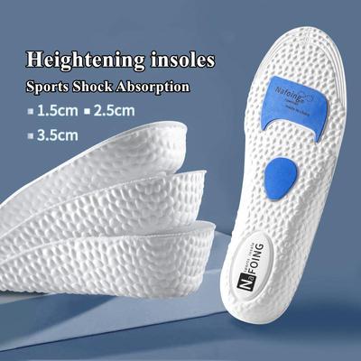 Semelles intérieures d'absorption des chocs NO.8 pour chaussures, semelle intérieure déodorante pour augmenter la hauteur des pieds, Support de la voûte plantaire, Inserts orthopédiques, semelle de chaussure