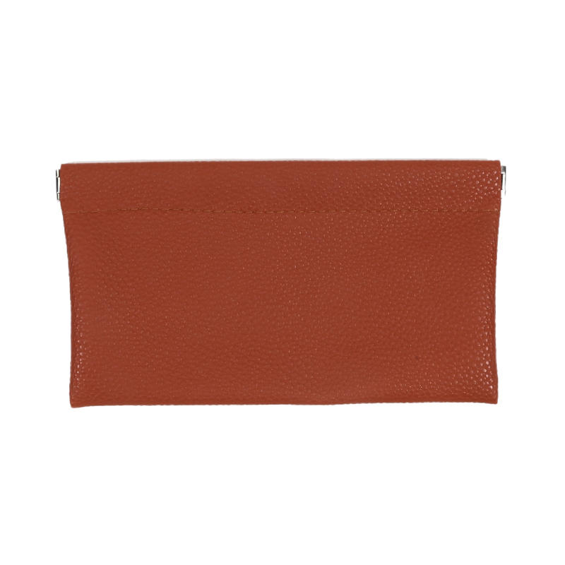 Self-Closing Long Wallet Artificial Leather Passport Driver's License Document Holder Data Cable Cosmetic Bag Storage