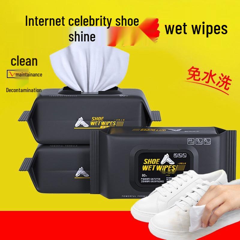 Manufacturer White Shoe Cleaning & Whitening Wipes - No-Wash Stain Remover