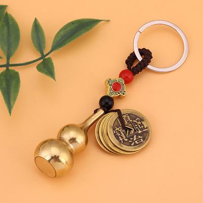 El Yapımı Halat Anahtarlık Kolye Şanslı Feng Shui Asılı Vintage Kabakgil Aksesuarları