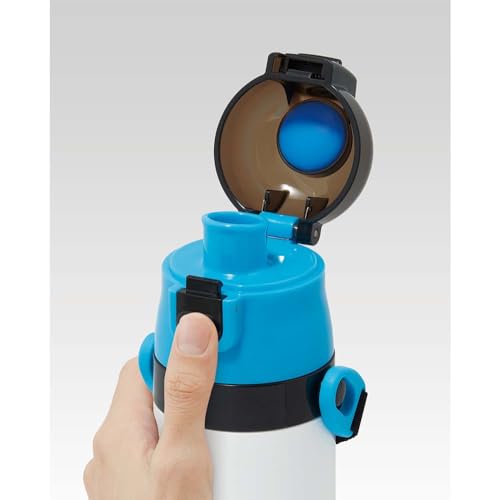 Skater Children's Stainless Steel Water Bottle Direct Drinking 470ml Pokemon 24 Pocket Monsters Child-friendly Lightweight Type Cold Storage Water Bot