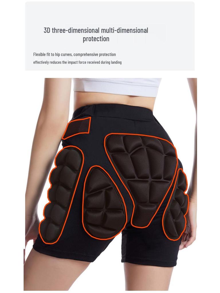 Ski and Skate Protective Hip, Butt, and Knee Pads for Men and Women - Winter Sports Anti-Fall Gear