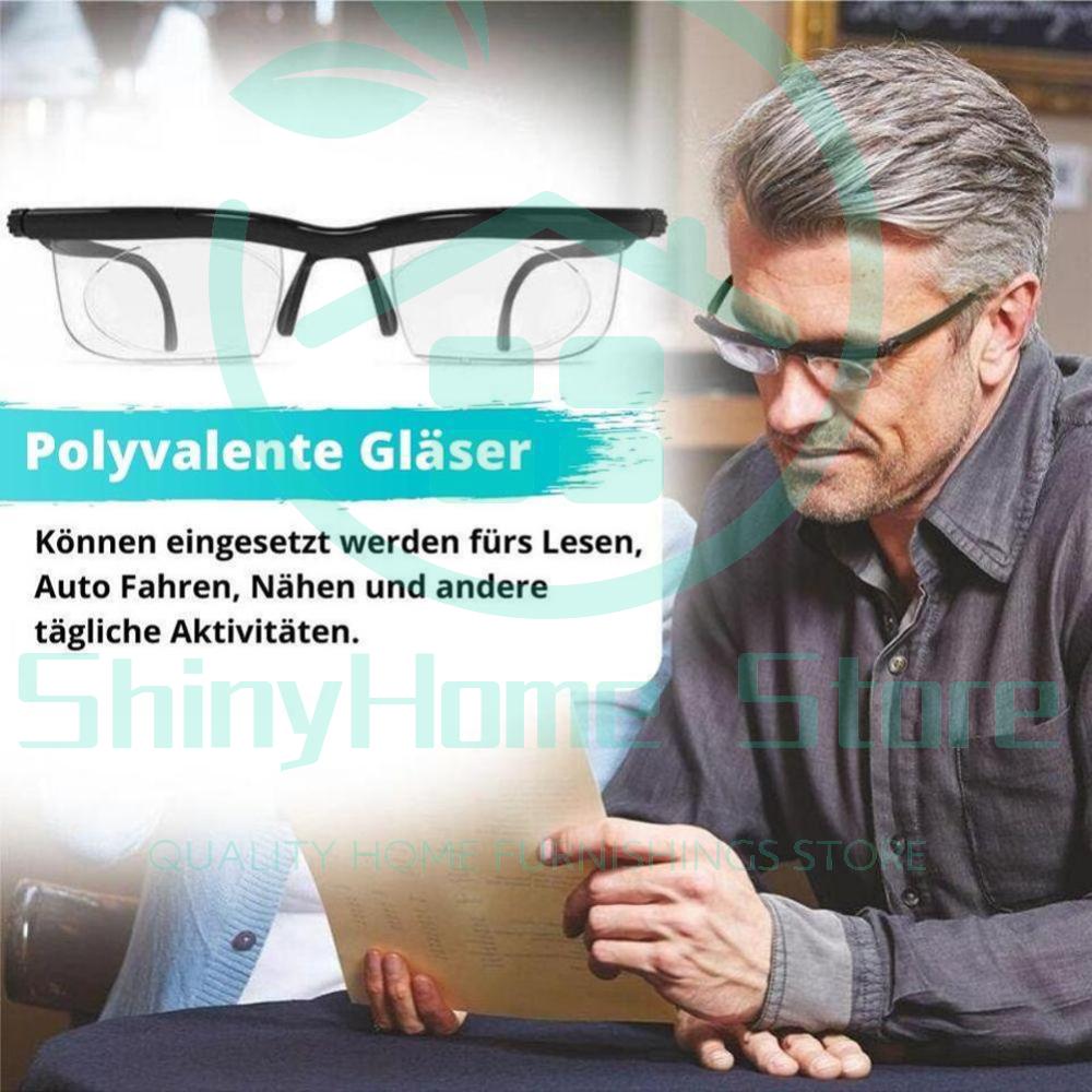 -6D до +3D Регулируемые диоптрии Очки для чтения с переменным фокусным расстоянием Миопия Пресбиопия Очки Зум для зрения Очки для чтения China Mainland