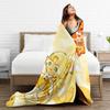Cookie Run Kingdom Game Blanket Soft Warm Novelty Plush Throw Blanket For Couch Chair Picnic Flannel Bedspread Bed Cover
