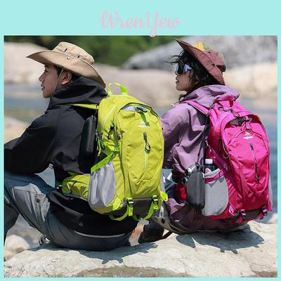 Outdoor Hiking Backpack With Waterproof Nylon And Breathable Design For Men And Women