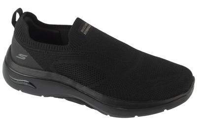 Go Walk Arch Fit 2.0 - Knitte, Mens Black Sneakers